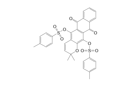 2,2-DIMETHYL-5,12-DITOSYLOXY-2H-ANTHRA-[2,3-B]-PYRAN-6,11-DIONE