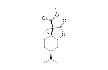 Methyl (1aS)-5-isopropyl-hexahydro-2-oxo-1H,5H-cyclopropa[c]benzofurane-1a-carboxylate