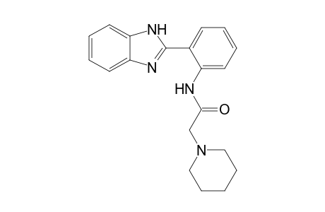 N-[2-(1H-Benzoimidazol-2-yl)-phenyl]-2-piperidin-1-ylacetamide