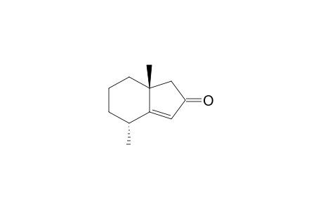 1,4,5,6,7,7a-Hexahydro-4.alpha,7a.beta.-dimethyl-2H-inden-2-one