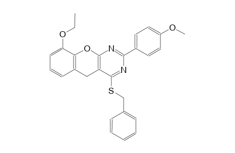 5H-[1]benzopyrano[2,3-d]pyrimidine, 9-ethoxy-2-(4-methoxyphenyl)-4-[(phenylmethyl)thio]-