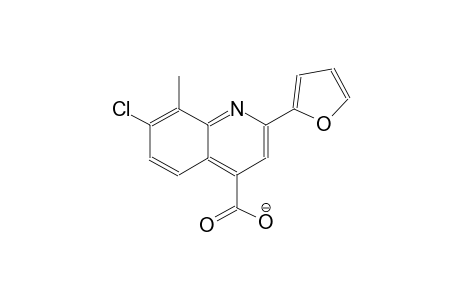 7-chloro-2-(2-furyl)-8-methyl-4-quinolinecarboxylate