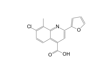 7-chloro-2-(2-furyl)-8-methyl-4-quinolinecarboxylic acid