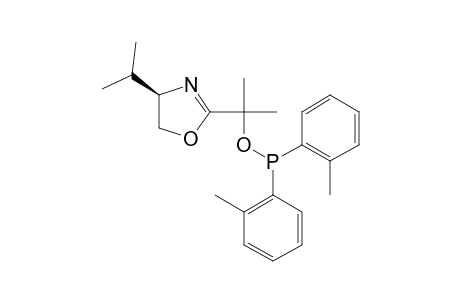 (S)-4-ISOPROPYL-2-[1-DI-(2'-METHYLPHENYL)-PHOSPHINITE-1-METHYLETHYL]-4,5-DIHYDRO-OXAZOLE