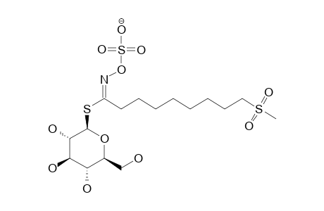 1-THIO-BETA-D-GLUCOPYRANOSE-1-[9-(METHYLSULFONYL)-N-(SULFOXY)-NONANIMIDATE