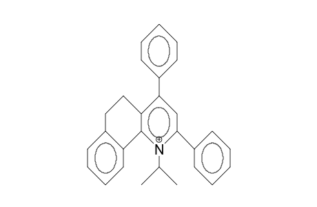 2,4-Diphenyl-1-isopropyl-5,6-dihydro-benzoquinolinium cation