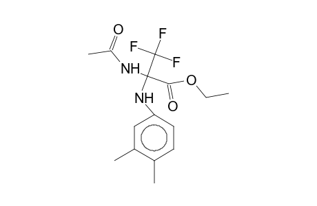 Ethyl 2-(acetylamino)-2-(3,4-dimethylanilino)-3,3,3-trifluoropropanoate