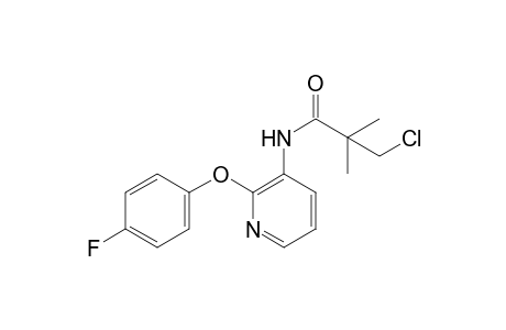 3-chloro-2,2-dimethyl-N-[2-(p-fluorophenoxy)-3-pyridyl]propionamide