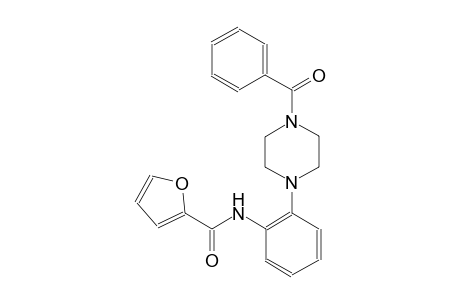 N-[2-(4-benzoyl-1-piperazinyl)phenyl]-2-furamide