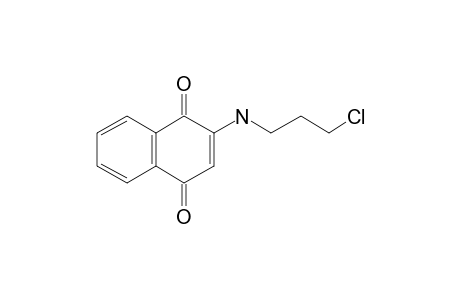 2-[(3-Chloropropyl)amino]naphthalene-1,4-dione