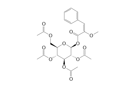 (E)-(2,3,4,6-tetra-O-acetyl-.beta.,D-glucopyranosyl) 2-methoxy-3-phenylpropenoate