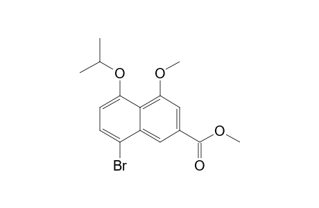 2-Naphthalenecarboxylic acid, 8-bromo-5-isopropoxy-4-methoxy-, methyl ester