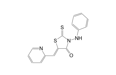 (5Z)-3-anilino-5-(2-pyridinylmethylene)-2-thioxo-1,3-thiazolidin-4-one
