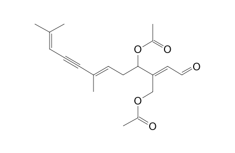 acetic acid [(3E)-1-[(E)-1-(acetoxymethyl)-3-keto-prop-1-enyl]-4,8-dimethyl-nona-3,7-dien-5-ynyl] ester