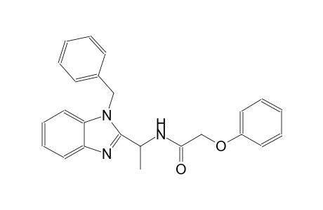 acetamide, 2-phenoxy-N-[1-[1-(phenylmethyl)-1H-benzimidazol-2-yl]ethyl]-