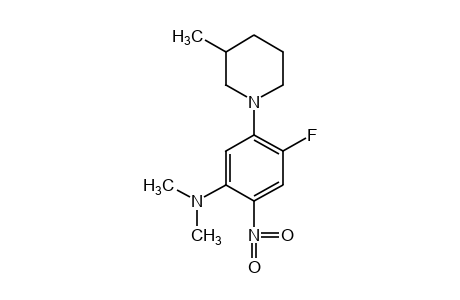 1-[5-(dimethylamino)-2-fluoro-4-nitrophenyl]-3-pipecoline