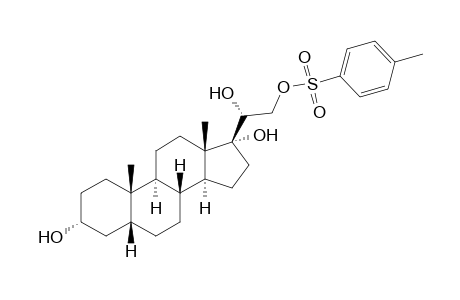 5β-pregnane-3α,17,20β,21-tetrol, 21-(p-toluenesulfonate)