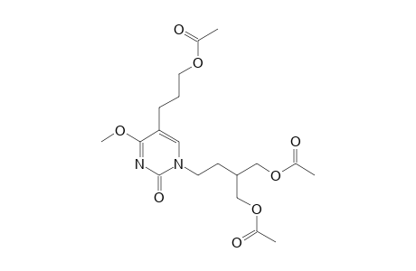 N-1-[4-ACETOXY-(3-ACETOXYMETHYL)-BUTYL]-5-(3-ACETOXYPROPYL)-4-METHOXYPYRIMIDIN-2-ONE