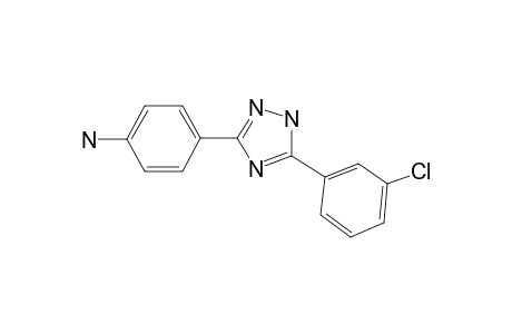 4-[5-(3-Chlorophenyl)-1H-1,2,4-triazol-3-yl]aniline