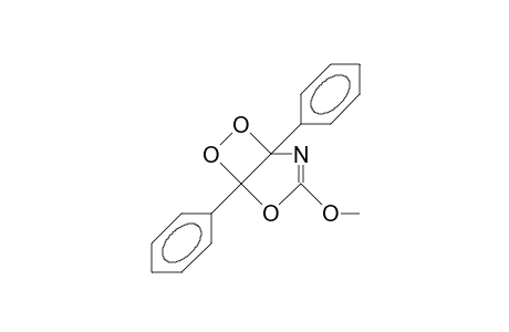 3-Methoxy-1,5-diphenyl-2,6,7-trioxa-4-aza-bicyclo(3.2.0)hept-3-ene