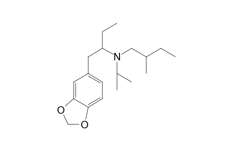 N,N-(2-Methylbutyl)isopropyl-1-(3,4-methylenedioxyphenyl)butan-2-amine