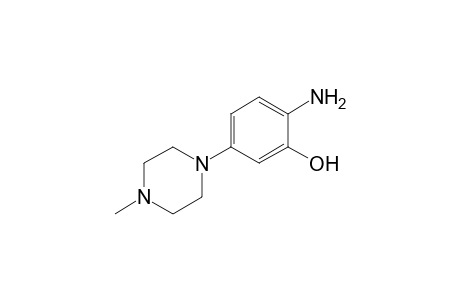 2-Amino-5-(4'-methyl-1'-piperazinyl)-phenol