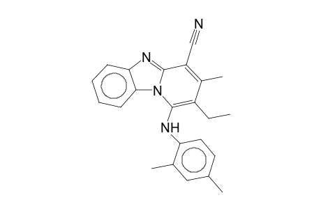 1-(2,4-Xylidino)-2-ethyl-3-methylpyrido[1,2-a]benzimidazole-4-carbonitrile