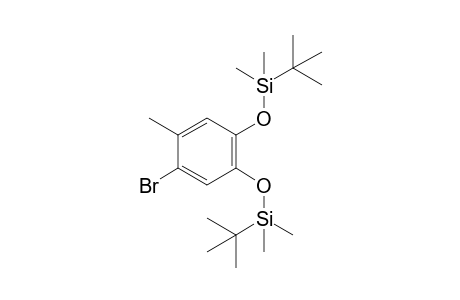 1-Bromo-3,4-bis(tert-butyldimethylsilyloxy)-6-methylbenzene