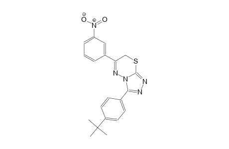 3-(4-tert-butylphenyl)-6-(3-nitrophenyl)-7H-[1,2,4]triazolo[3,4-b][1,3,4]thiadiazine