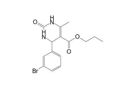 5-pyrimidinecarboxylic acid, 4-(3-bromophenyl)-1,2,3,4-tetrahydro-6-methyl-2-oxo-, propyl ester