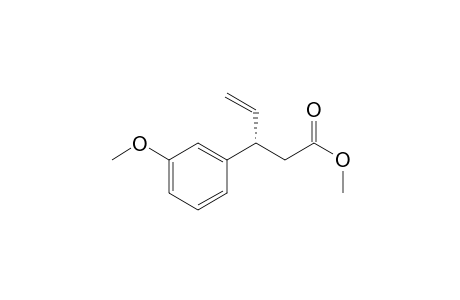(S)-methyl 3-(3-methoxyphenyl)pent-4-enoate