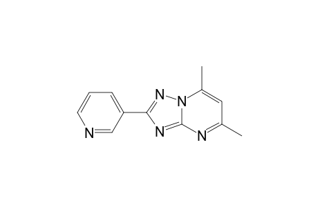 5,7-Dimethyl-2-(3-pyridinyl)[1,2,4]triazolo[1,5-a]pyrimidine