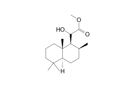 methyl 11z-hydroxy-13,14,15,16-tetranorlabdan-12-oate