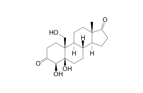 Androstane-3,17-dione, 4,5,19-trihydroxy-, (4.beta.,5.beta.)-