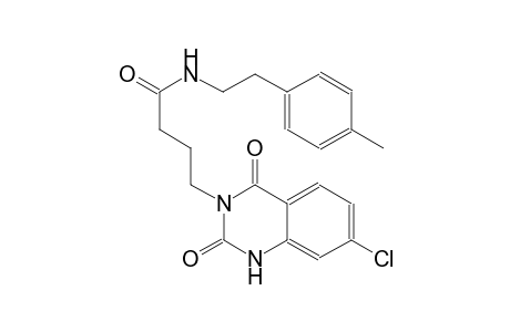 4-(7-chloro-2,4-dioxo-1,4-dihydro-3(2H)-quinazolinyl)-N-[2-(4-methylphenyl)ethyl]butanamide