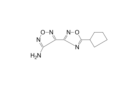 1,2,5-oxadiazol-3-amine, 4-(5-cyclopentyl-1,2,4-oxadiazol-3-yl)-