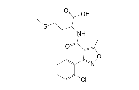 homocysteine, N-[[3-(2-chlorophenyl)-5-methyl-4-isoxazolyl]carbonyl]-S-methyl-