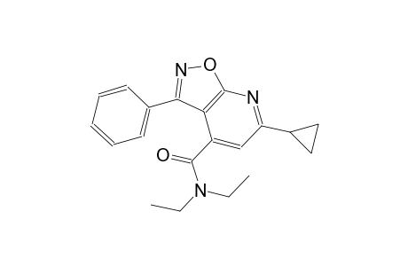 isoxazolo[5,4-b]pyridine-4-carboxamide, 6-cyclopropyl-N,N-diethyl-3-phenyl-