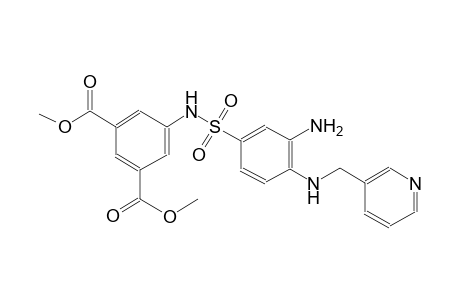 5-[[3-amino-4-(3-pyridinylmethylamino)phenyl]sulfonylamino]benzene-1,3-dicarboxylic acid dimethyl ester