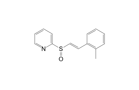 (E)-2-(2-methylstyrylsulfinyl)pyridine