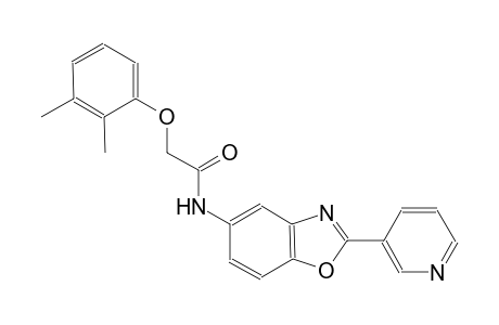 2-(2,3-dimethylphenoxy)-N-[2-(3-pyridinyl)-1,3-benzoxazol-5-yl]acetamide
