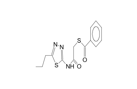 N-(5-propyl-1,3,4-hiadiazol-2-yl)benzoylthioacetamide