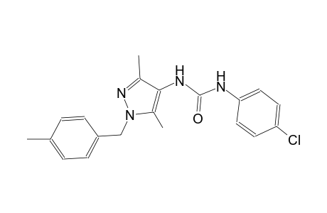 N-(4-chlorophenyl)-N'-[3,5-dimethyl-1-(4-methylbenzyl)-1H-pyrazol-4-yl]urea