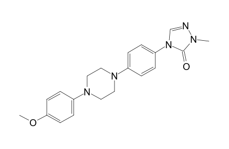 4-{p-[4-(p-methoxyphenyl)-1-piperazinyl)phenyl}-1-methyl-deltasquare-1,2,4-triazolin-5-one