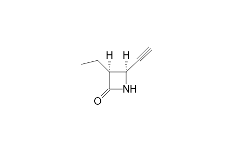 (3R*,4R*)-3-Ethyl-4-ethynylazitidin-2-one