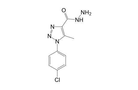 1-p-Chlorophenyl-5-methyl-1,2,3-triazol-4-carbohydrazide