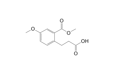 Methyl 2-(2-carboxyethyl)-5-methoxybenzoate