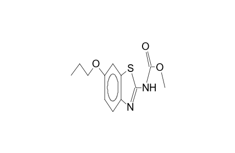 2-methoxycarbonylamido-6-propoxybenzo-1,3-thiazole