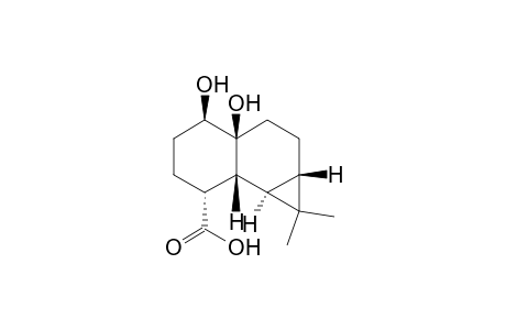 1H-Cyclopropa[a]naphthalene-7-carboxylic acid, decahydro-3a,4-dihydroxy-1,1-dimethyl-, [1aS-(1a.alpha.,3a.beta.,4.beta.,7.alpha.,7a.beta.,7b.alpha.)]-