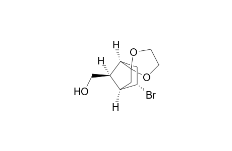Spiro[bicyclo[2.2.1]heptane-2,2'-[1,3]dioxolane]-7-methanol, 5-bromo-, (1.alpha.,4.alpha.,5.alpha.,7S*)-